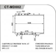 CT/MD-002馬自達散熱器