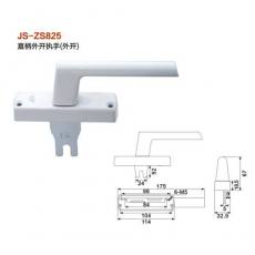 JS-ZS8025直柄外開執(zhí)手（外開） 門窗五金 門窗配件