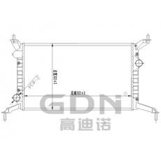 GDN.6.FT.048M-23 菲亞特鋁質(zhì)散熱器