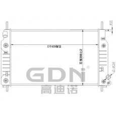 GDN.6.FD.026A-32 福特 鋁質散熱器